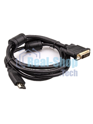 Кабель HDMI AM/DVI(24+1)M, 1.8м, CU, 1080P@60Hz, 2F, VCOM CG484GD-1.8M
