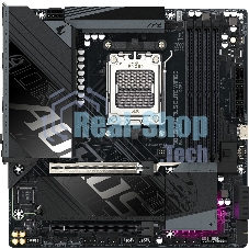 Материнская плата Gigabyte B850M AORUS ELITE WIFI6E, AM5, AMD B850, 4xDDR5, 4xSATA, 2xM.2, 1xPCIe 5.0 x16, 1xPCIe 3.0 x4, 1xDP (v1.4), 1x2.5Gb LAN, Wi-Fi 6E, Bluetooth 5.3, 2xUSB-C 10Gbps, 2xUSB-A 10Gbps, 5xUSB-A 5Gbps, 4xUSB-A 2.0, S/PDIF, 2x3.5 мм, 7.1, mATX