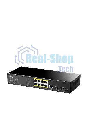 Коммутатор Cudy GS2008PS2, 8×1 Гбит/с, 2×1 Гбит/с SFP