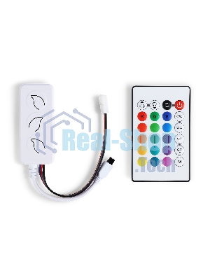Контроллер GS11601 WIFI Tuya RGB+CCC 10A 12V 120W/ 24V 240W (ПДУ ИК CR2025)