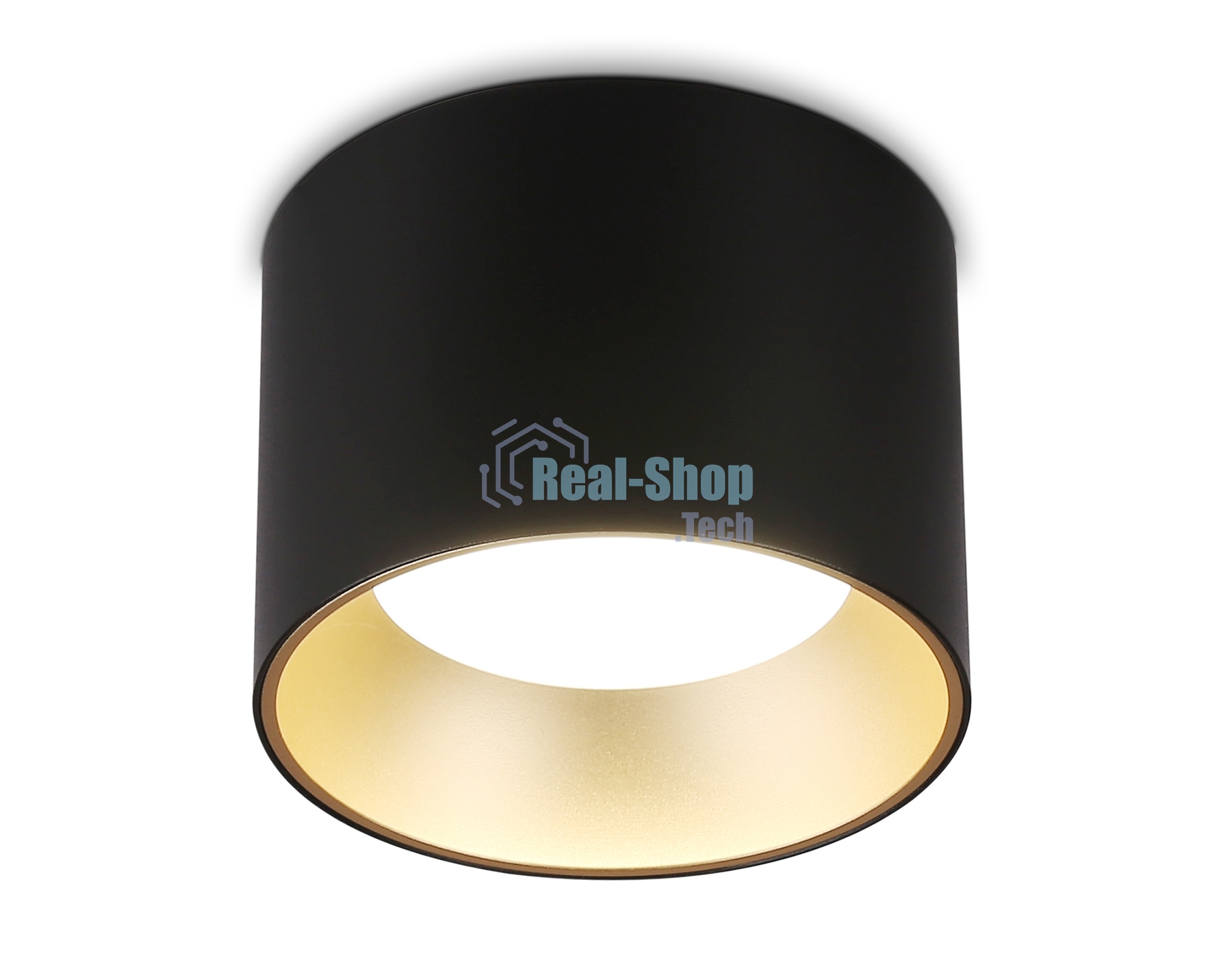Светильник Ambrella light TN52887 SBK/SGD черный песок/золото песок GX53 max 12W D97*70