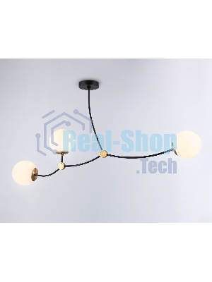 Светитльник Ambrella Light TR2568/3 BK/SB черный/бронза E27/3 max 60W 1130*150*540