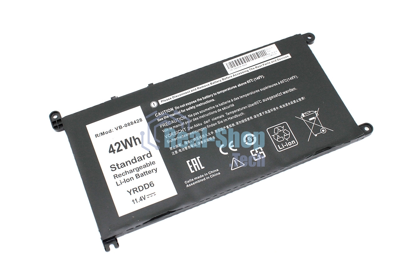 Аккумуляторная батарея для ноутбука Dell Inspiron 14 5482 5485 11.4V 3600mAh OEM