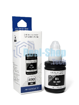 Чернила NVPrint GI-490BK (NV-0663C001) для Canon Pixma G1400/G2400 (135 мл) черный (в коробке) совместимые