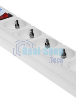 Сетевой фильтр Powercube SPG-B-15-WHITE 5 м, 5 розеток, белый, коробка