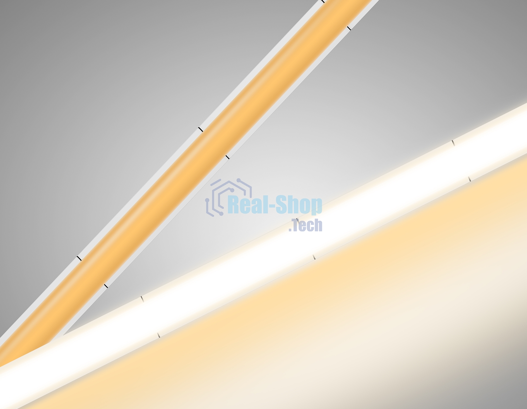 Светодиодная лента Ambrella light GS4611 COB 400Led/10W m/ 24V IP20 3000K/ 5m*5mm*2.1mm (2 конт.)