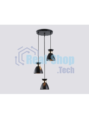 Светильник Ambrella light TR8470/3 BK/FGD черный/золото E27/3 max 60W D340*1000