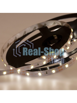 Лента светодиодная открытая, 8 мм, IP23, SMD 2835, 60 LED/m, 12 V, цвет свечения белый