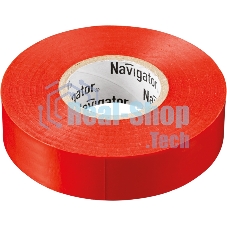Изолента ПВХ Navigator 15 мм (рул.20м) красн. NIT-B15-20/R