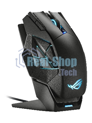Мышь беспроводная/проводная ASUS ROG Spatha X черный, 19000 dpi, радиоканал, USB, кнопки - 12
