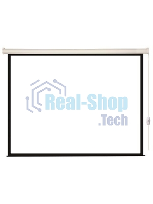 Экран с электроприводом Lumien Eco Control 142x200 см (раб. область 109х194 см) Matte White черная кайма по периметру 16:9