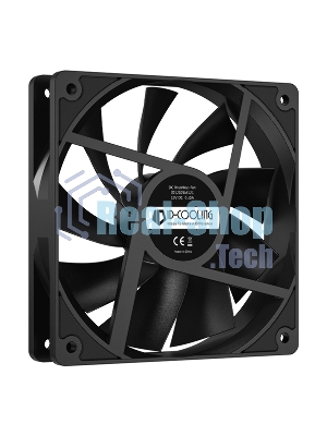 Вентилятор для корпуса ID-Cooling XF-120-K черный, 120 мм, 1800 об/мин, 35.2 дБ, 4 pin
