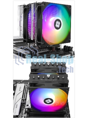 Кулер Thermalright Phantom Spirit 120 SE ARGb Soc-AM5/AM4/1151/1200/1700 черный 4-pin 25.6dB Al+Cu 765gr Ret (PS120-SE-ARGb)