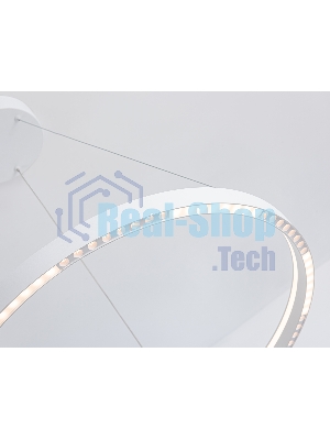 Подвесной светодиодный светильник Ambrella light FL5851 WH белый 35W 3000K/4200K/6400K D600*600 (без ПДУ)