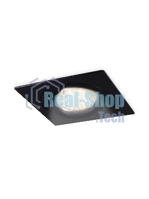 Встраиваемый поворотный точечный светильник Ambrella light TN102622 BK черный GU5.3 92*92*28