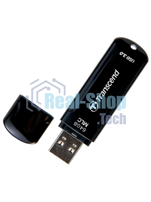 Флешка USB Transcend JetFlash 750 (TS64GJF750K), 64Gb, USB 3.0, R/W 130/40, черный