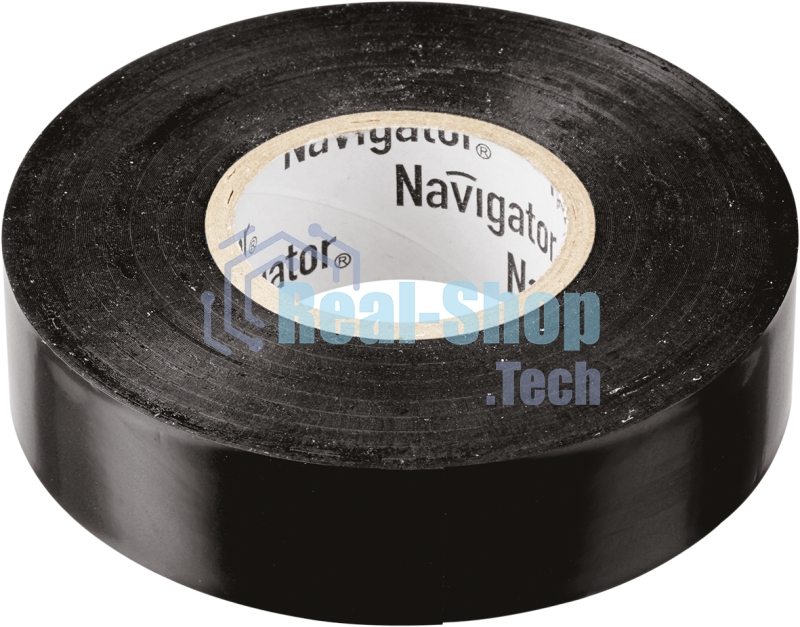 Изолента ПВХ Navigator 15 мм (рул.20м) черный NIT-B15-20/BL
