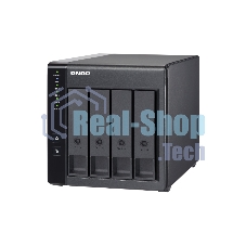Полка расширения сетевого хранилища без дисков channel QNAP DAS TR-004 4 Bay 2.5/3.5 SATA Type-C USB 3.1 Gen 1 (5 Gb/s) Direct Attached Storage with Hardware RAID