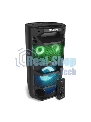 Мобильные колонки Sven PS-670 2.0 черные 2x32.5W Bluetooth