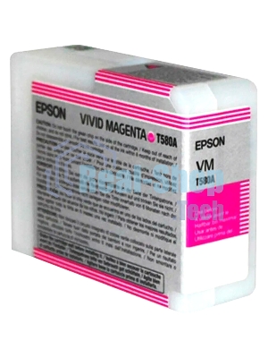 Картридж струйный Epson T580A (C13T580A00) пурпурный (80 мл) для Epson Stylus Pro-3880
