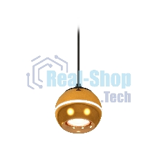 Светильник Ambrella XP1105001 PYG/SBK золото желтое полированное/черный песок MR16 GU5.3 LED 3W 4200K(A2302,C1105,N7014)