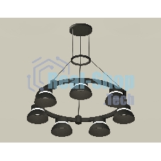 Светильник Ambrella light XR92051401/7 SBK/FR черный песок/белый матовый GX53 (A9205, C9238, N8141)