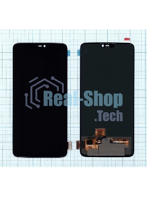 Дисплей для OnePlus 6 OLED черный