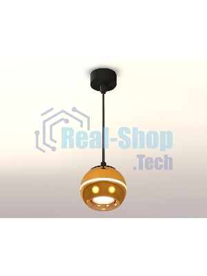 Светильник Ambrella XP1105001 PYG/SBK золото желтое полированное/черный песок MR16 GU5.3 LED 3W 4200K(A2302,C1105,N7014)