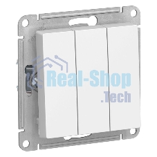 Механизм выключателя 3-кл. AtlasDesign (сх.1+1+1) 10АХ бел. SchE ATN000131