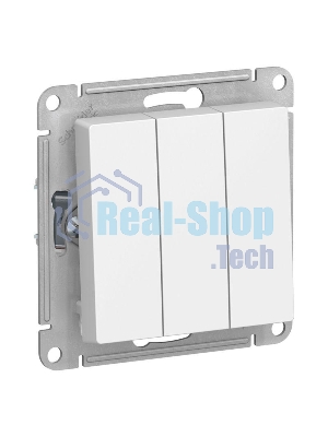 Механизм выключателя 3-кл. AtlasDesign (сх.1+1+1) 10АХ бел. SchE ATN000131