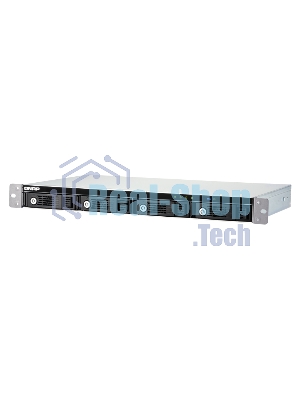 Полка расширения сетевого хранилища без дисков channel QNAP DAS TR-004U 4-Bay 2.5/3.5 SATA Type-C USB 3.1 Gen 1 (5 Gb/s) Direct Attached Storage with Hardware RAID. W/o rail kit RAIL-B02