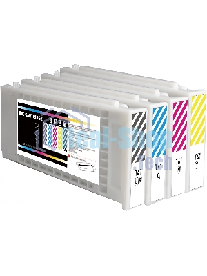 Картридж струйный Cactus CS-EPT41F2 T41F2 голубой пигментный (350 мл) для Epson SureColor SC-T5400M/SC-T3405/SC-T5405