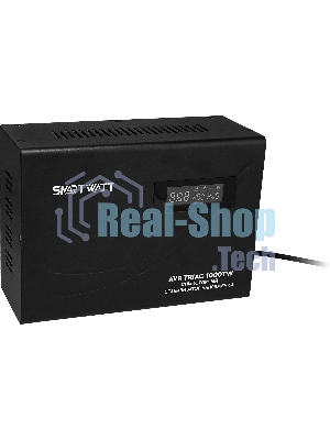 Стабилизатор напряжения Smartwatt AVR Triac 1000TW 1000ВА черный