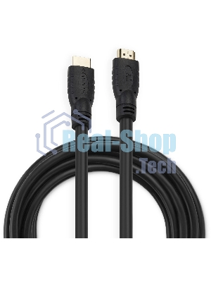 Кабель аудио-видео Buro (m)/HDMI (m) 5м. феррит.кольца черный