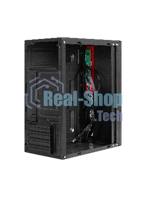 Компьютерный корпус Minitower ExeGate BAA-403 (mATX, без БП, 2*USB, HD Audio, черный)