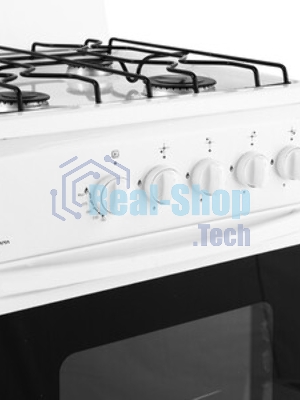 Газовая плита Flama RG 24011 W белый, конфорок 4 шт, духовка 50 л, 50 см x 85 см x 60 см