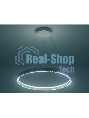 Подвесной светодиодный светильник Ambrella light FL5851 WH белый 35W 3000K/4200K/6400K D600*600 (без ПДУ)