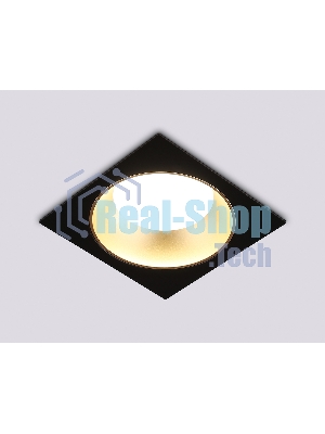 Светильник Ambrella light TN52340 SBK/SGD черный песок/золото песок GX53 max 12W 115*115*25
