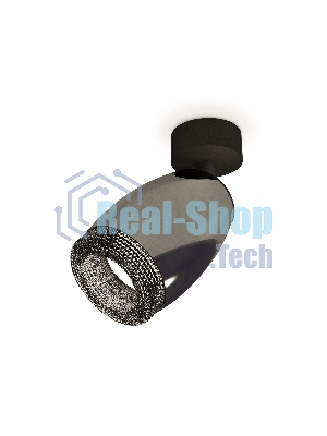 Комплект поворотного светильника Ambrella light XM1123002 DCH/SBK/BK черный хром/черный песок/тонированный MR16 GU5.3 (A2210, C1123, N7192)