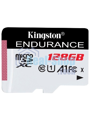 Флеш карта microSD 128Gb Kingston microSDНC Class 10 A1 UHS-I Endurance 95R/45W Card Only
