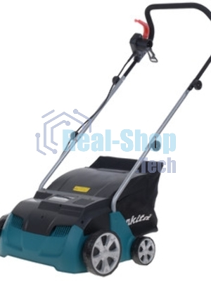 Газонокосилки Makita UV3200 Скарификатор, 1300Вт,32см,3500об\мин,5уров(-10+10мм),30л,нож-фреза,12кг,кор