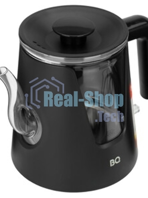 Чайник электрический BQ KT0046DW черный, 2200 Вт, 1л