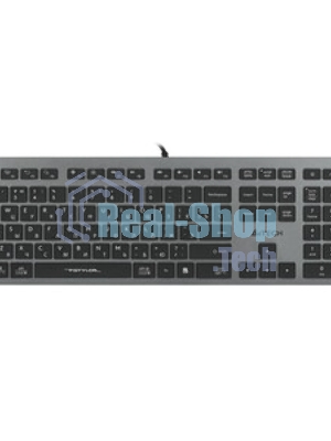 Клавиатура проводная A4Tech Fstyler FX60 серый/белый