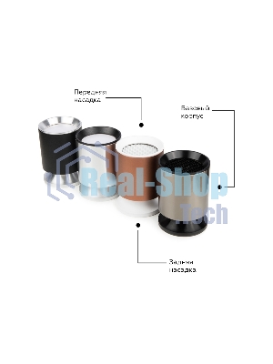 Насадка для корпуса светильника N6104 PSL серебро полированное D60*H18mm Out2mm MR16
