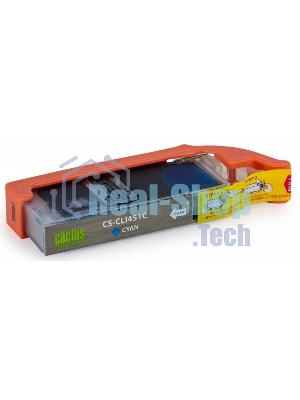 Картридж струйный Cactus CS-CLI451C голубой (10,2 мл) для Canon MG 6340/5440/IP7240