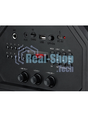Мобильные колонки Sven PS-670 2.0 черные 2x32.5W Bluetooth