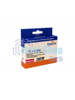 Картридж струйный ProfiLine PL-LC900M для принтеров Brother DCP110C/DCP-115C/DCP-120C/115c/120c820cw/640cw Magenta водн