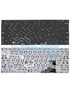 Клавиатура для ноутбука Samsung 530U3B 530U3C, черная