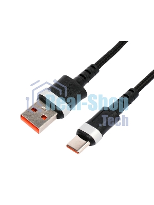 Кабель USB2.0 Cablexpert CCP-USB2-AMCM-66W-1M, AM/Type-C, 6A, 66Вт, QC3.0, медь, 1м, черный, пакет