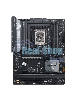 Материнская плата ASUS TUF GAMING B860-PLUS WIFI, LGA 1851, Intel B860, 4xDDR5, 4xSATA, 3xM.2, 1xPCIe 5.0 x16, 1xPCIe 4.0 x16, 1xDP, 1xHDMI, 1x 2.5Gb LAN, 1xUSB 20Gbps, 2xUSB 10Gbps, 3xUSB 5Gbps, 2xUSB 2.0, 5x3.5 мм, 7.1, ATX